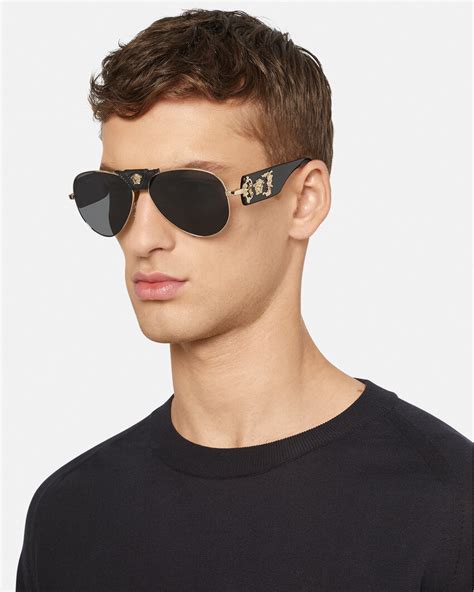 versace sunglasses men with battery|authentic Versace men's sunglasses.